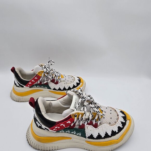 FARM Rio Irie Beaded Platform Sneakers in Multi color - Picture 2 of 8